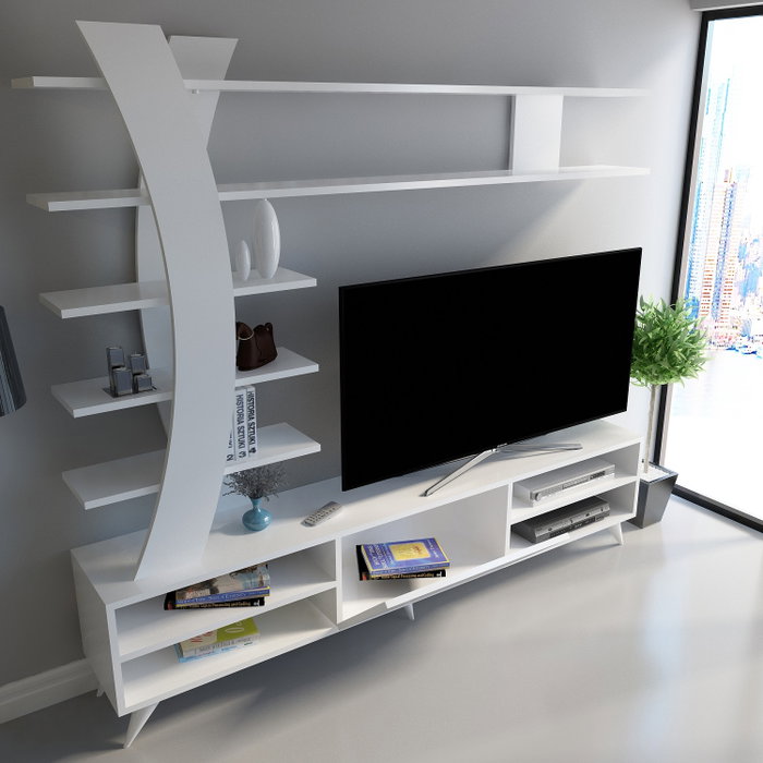 Hanah Home Mueble para TV Blanco Moderno